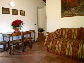 agriturismo arezzo - appartamento due querce  soggiorno