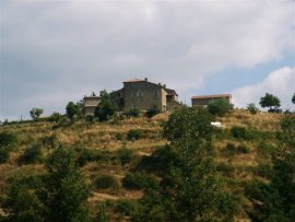 agriturismo arezzo - ca lucano vista da basso
